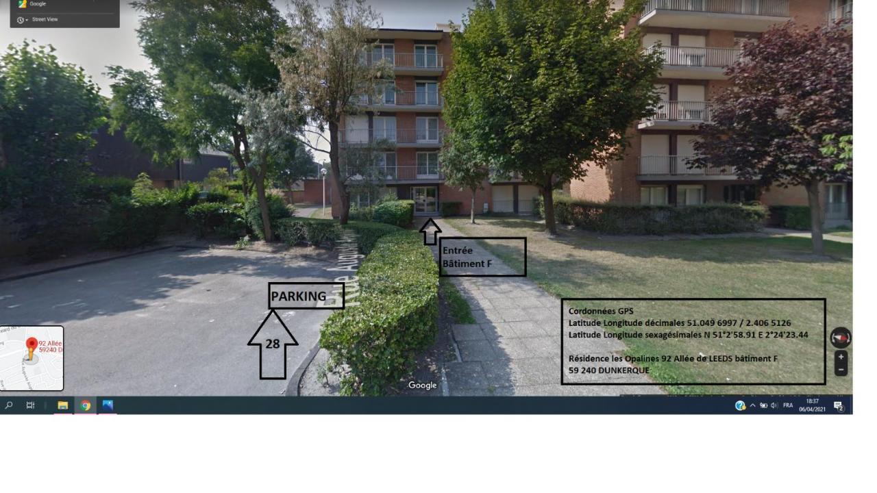 Apartamento OPALINE T3 lumineux avec patio et parking privé Dunkirk Exterior foto